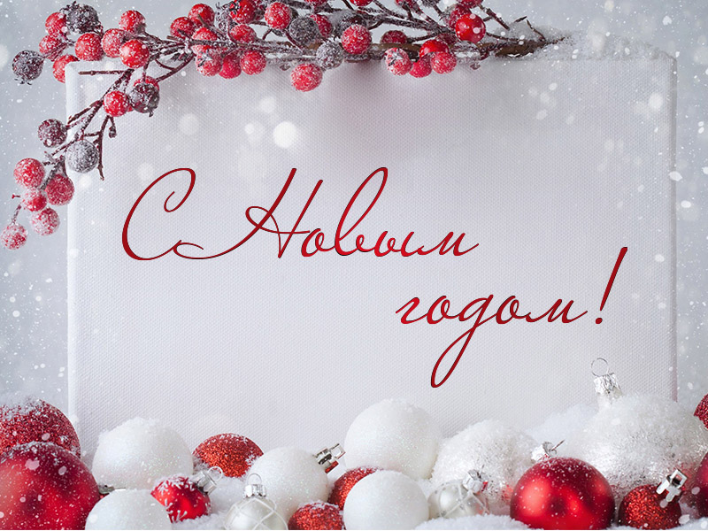 С Новым Годом и Рождеством Христовым!